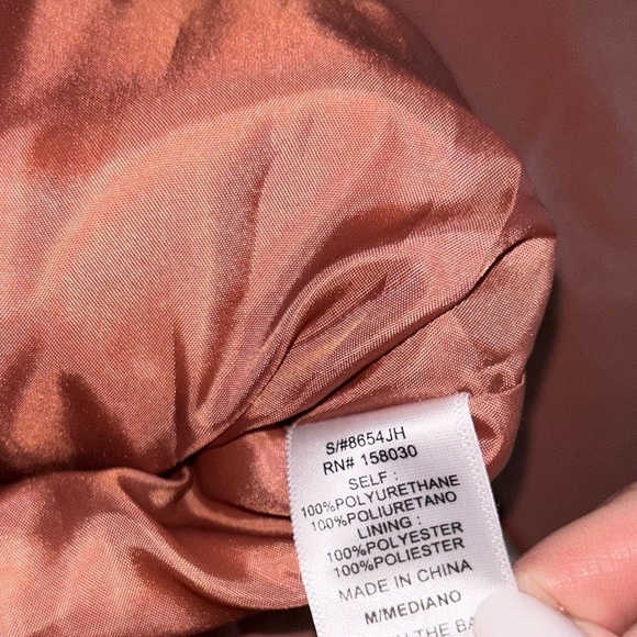 Love Tree NWT faux leather moto jacket SIZE MEDIUM - Picture 5 of 5